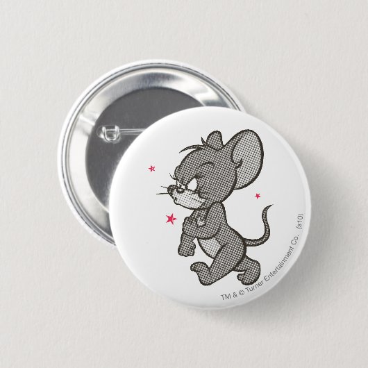 Tom und Jerry Tough Mouse 1 Button (Vorne & Hinten)