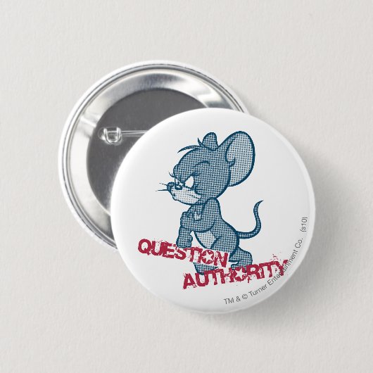 Tom und Jerry Tough Mouse 2 Button (Vorne & Hinten)