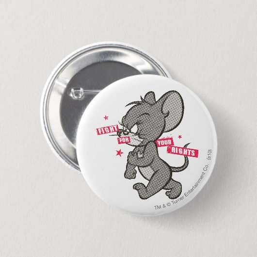 Tom und Jerry Tough Mouse 3 Button (Vorne & Hinten)