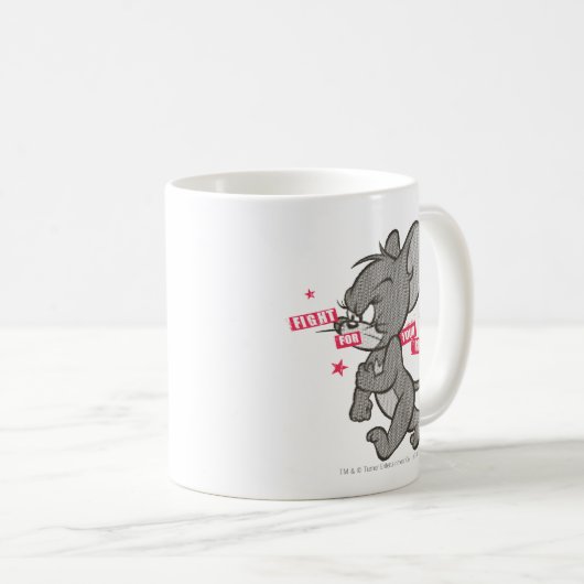 Tom und Jerry Tough Mouse 3 Kaffeetasse (VorderseiteRechts)