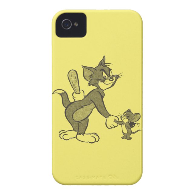 Tom und Jerry trügerischer Handshake Case-Mate iPhone Hülle (Rückseite)