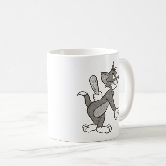 Tom und Jerry trügerischer Handshake Kaffeetasse (VorderseiteRechts)