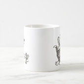 Tom und Jerry trügerischer Handshake Kaffeetasse (Mittel)
