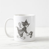 Tom und Jerry trügerischer Handshake Kaffeetasse (Links)