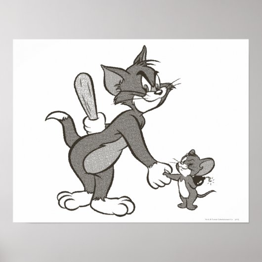 Tom und Jerry trügerischer Handshake Poster (Vorne)
