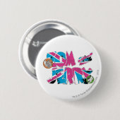 Tom und Jerry UK Button (Vorne & Hinten)