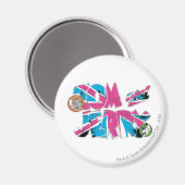 Tom und Jerry UK Magnet (Vorderseite/Rückseite)