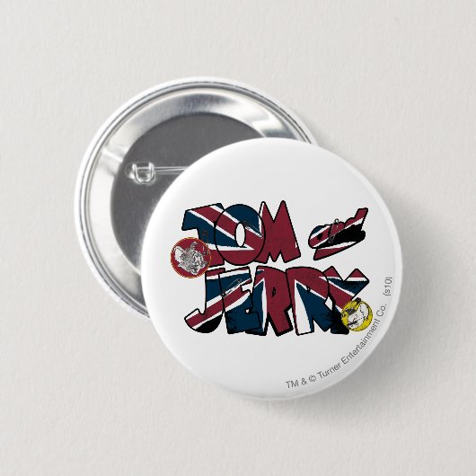 Tom und Jerry UK Überlast 2 Button (Vorne & Hinten)
