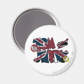 Tom und Jerry UK Überlast 2 Magnet (Vorderseite/Rückseite)