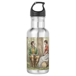 Tom und Mary aus "Die andere Bennet-Schwester" Edelstahlflasche