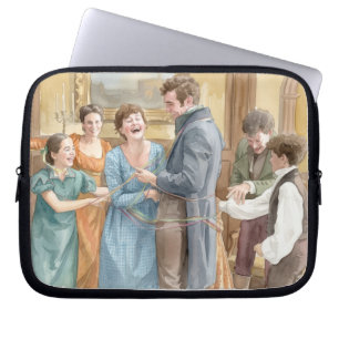 Tom und Mary feiern in "Die andere Bennet-Schweste Laptopschutzhülle