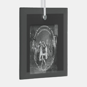Tom verlor völlig den Verstand Burns Nacht in Grau Ornament Aus Glas