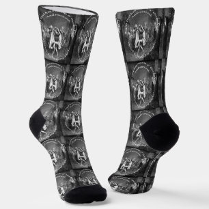 Tom verlor völlig die Vernunft Burns Nacht in Grau Socken