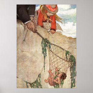 Tom wird von Jessie Willcox Smith gefangen Poster
