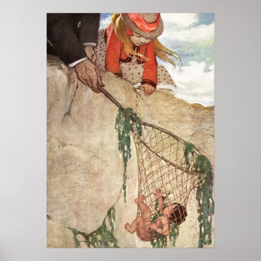 Tom wird von Jessie Willcox Smith gefangen Poster (Vorne)