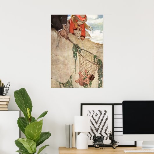 Tom wird von Jessie Willcox Smith gefangen Poster (Heimbüro)