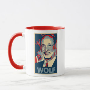 Tom-Wolf-Plakat-politische Parodie Tasse