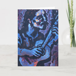 Tom X "Blues Guitar" Note Card