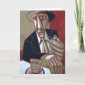 Tom X "The Pipe Smoker" Note Card (Vorderseite)