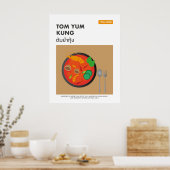 Tom Yum Kung, scharfsinnige thailändische Kunst fü Poster (Küche)