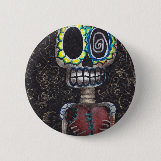 Toma MI Corazon Knopf Button (Vorderseite)