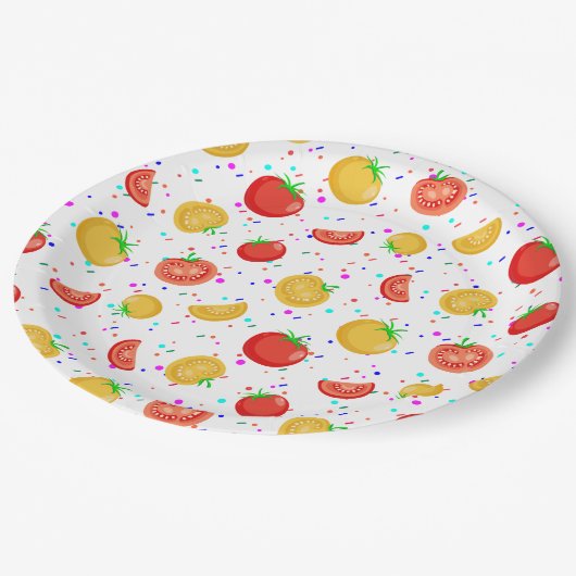 Tomaatti Pappteller (Schrägansicht)