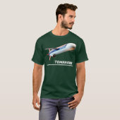 Tomahawk BGM109 Landangriffsrakete T-Shirt (Vorne ganz)