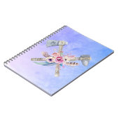 Tomahawk Feathers and Blume Aquarelldesign Notizblock (Linke Seite)