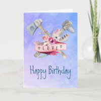Tomahawk Feathers and Blume Happy Birthday