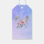 Tomahawk Feathers and Blume Vielen Dank Geschenkanhänger (Rückseite)