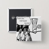 Tomahawk-Marschflugkörper: 1,6 Mil. Politisches Button (Vorne & Hinten)