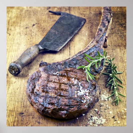Tomahawk Steak Poster (Vorne)