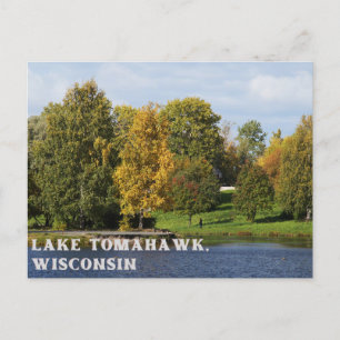Tomahawk Wisconsin Postcard Postkarte