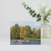 Tomahawk Wisconsin Postcard Postkarte (Stehend Vorderseite)