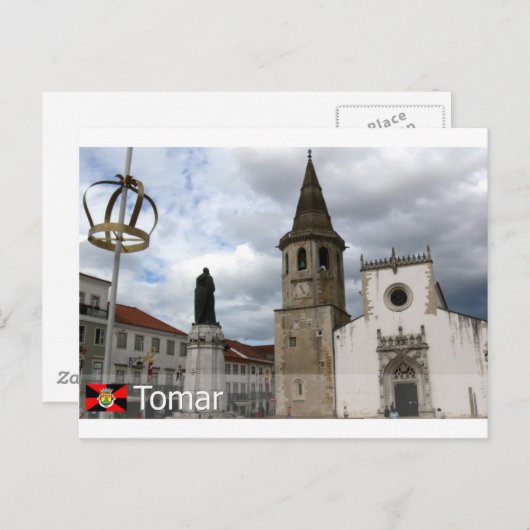 Tomar, Portugal Postkarte (Vorne/Hinten)