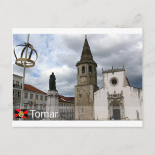 Tomar, Portugal Postkarte
