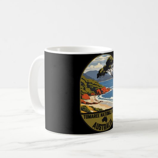 Tomaree � der endlose Horizont Australiens Kaffeetasse (Vorderseite Links)