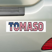 Tomaso Name Vorname USA Aufkleber Sticker Auto Autoaufkleber (Auf Auto)