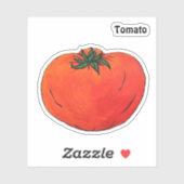 Tomate Aufkleber (Blatt)