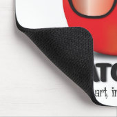 Tomate-Aussenseiter-Material Mousepad (Ecke)
