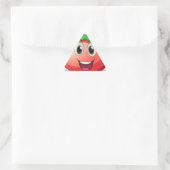 Tomate Dreieckiger Aufkleber (Tasche)