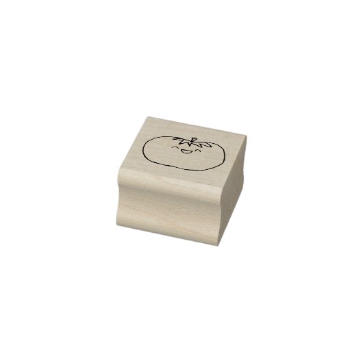 Tomate feliz gummistempel (Stempel)