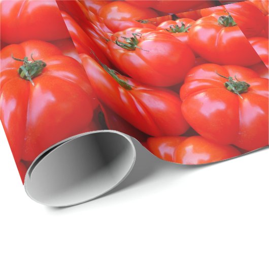 Tomate Geschenkpapier (Rolleneckpunkt)