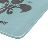 Tomate im Gumbo sagte kein Cajun Schneidebrett (Ecke)