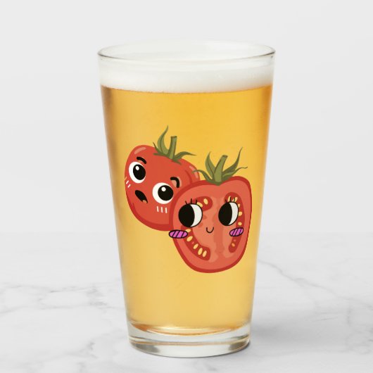 Tomate in Ehrfurcht Glas (Vorne (Gefüllt))