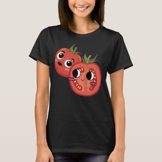 Tomate in Ehrfurcht T-Shirt (Vorderseite)