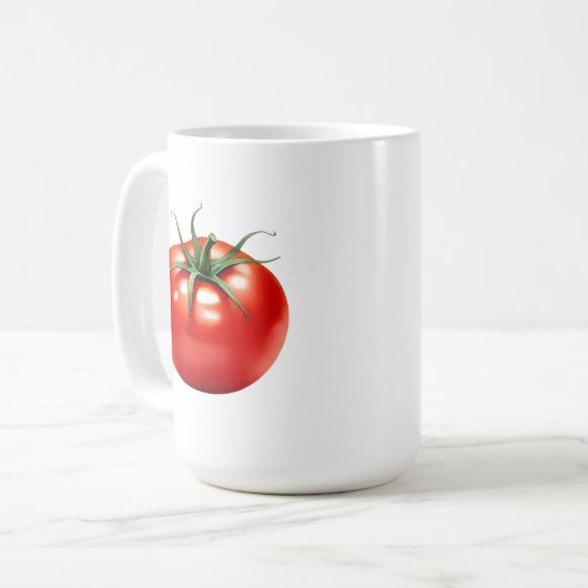 Tomate Kaffeetasse (Vorderseite Links)