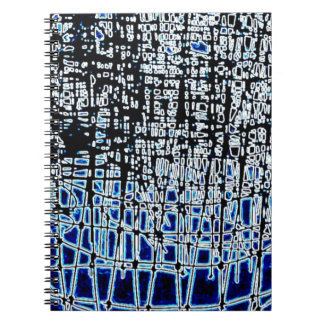 Tomate-Käfige im Schnee Notizblock