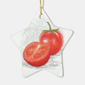 Tomate Keramikornament (Links)