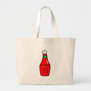 Tomate-Ketschup Jumbo Stoffbeutel